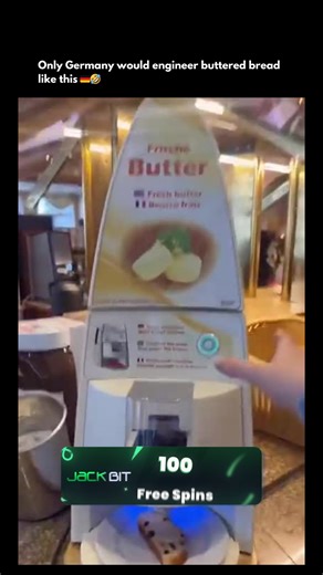 @howeverythingwork.s on Instagram: "This butter bread machine is peak German thinking 🇩🇪🧠. Instead of spreading butter by hand, the machine does it with precision—clean, even, and perfectly consistent every single time 🧈🍞. It might look ridiculous at first, but it’s actually all about efficiency and repeatability. No mess, no uneven spreading, no wasted butter. Just smooth operation doing exactly one job… extremely well 😄⚙️. It’s overengineered, unnecessary, and somehow brilliant at the sa