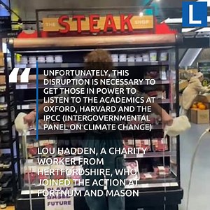 Protesters have poured milk on to shop floors, displays and products across the country | Leicestershire Live