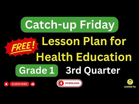 Catch up Friday Health Lesson Plan