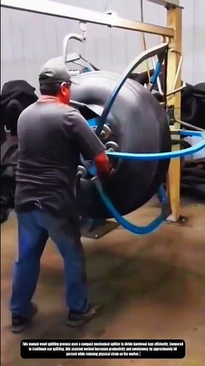 Industrial Tire Assembly Process Using Automated Tire Building Machine