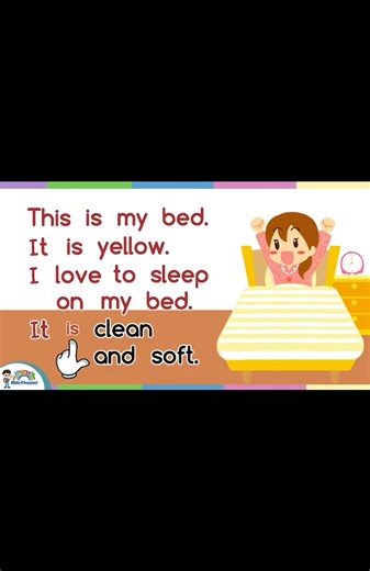 120K views · 1.6K reactions | Learn to Read a Story "This is my Bed"...