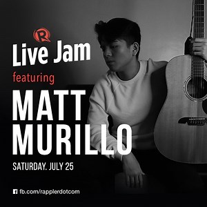 [WATCH] Rappler Live Jam: Matt Murillo