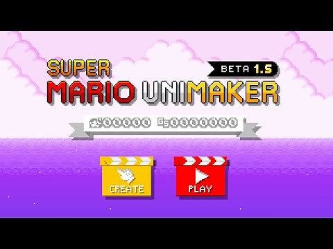 CRIE FASES NESTE FANGAME DO MARIO. SUPER MARIO UNIMAKER.