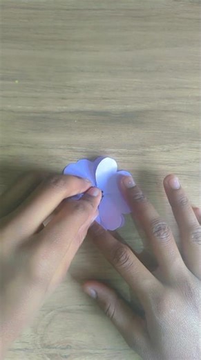 💜 Paper Flower Tutorial in 1 Minute | Easy Craft Ideas #shorts