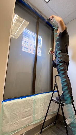 @solargardwindowfilm 14 mil safety and security window film installation at the Sheriffs office in Seattle downtown. | D&A Customs | Facebook