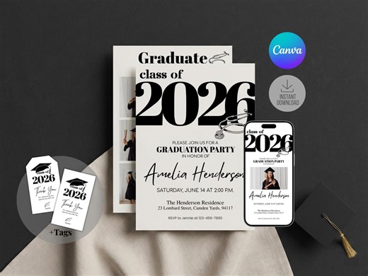 Nurse Graduation Invitation | Medical Grad Announcement, Class of 2026 (digital Download) - Etsy