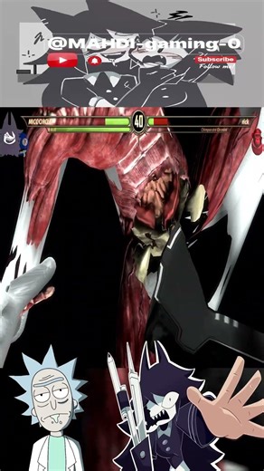 Miss Circle Meets Rick Sanchez! 🍎🧪 MK9 Fun Mods #shorts