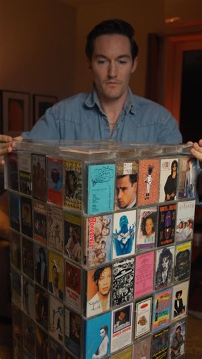 Duncan Smith on Instagram: "DIY CASSETTE TAPE LIGHT UP TABLE 💡📼 Turning trash into retro treasure! I made this DIY cassette tape table using some old tape cassettes. It’s the perfect mix of upcycled furniture, DIY home decor and vintage tape cassettes aesthetic. If you like a DIY retro room decor, furniture from recycled materials or just love a good light up table project than this one is for you! #upcycledecor #cassettetable #nostalgia #ledfurniture #budgethomedecor"