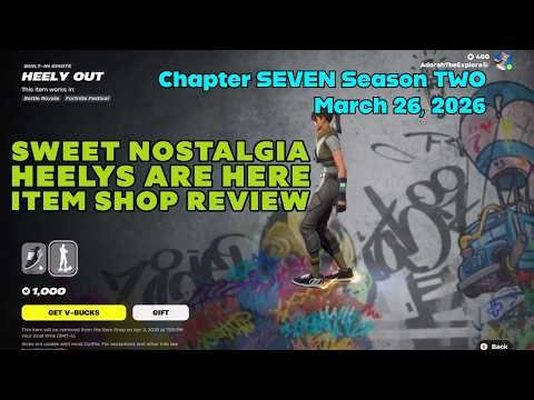 Lola Bunny, Daffy, Heelys Today's New Current Fortnite Item Shop Review, 03/25/26 - AdorahTheExplora