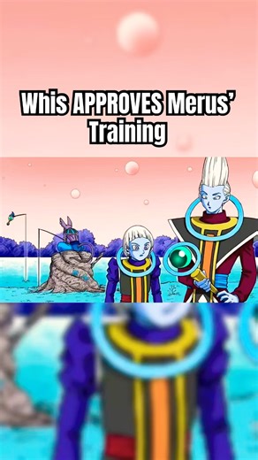 Whis APPROVES Merus’ Ultra Instinct Training #dbz #dbs #animeedit #whis #merus #ultrainstinct