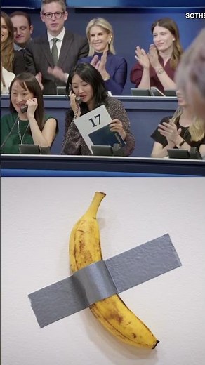 Duct-taped banana sells for over $6 million at art auction