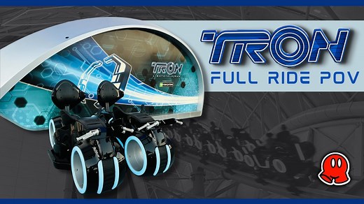 VIDEO: Watch a FULL Ride POV of TRON Lightcycle / Run in Disney World