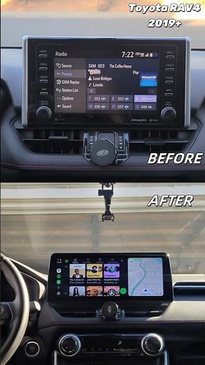 Wireless Apple Carplay & Android Auto: Roadanvi 12.3" Car Stereo | Toyota RAV4 #toyota