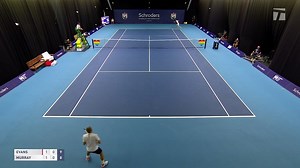 His perfect record lives on. Evans defeats Murray in a second set tiebreak to reach the Final. | Tennis Channel