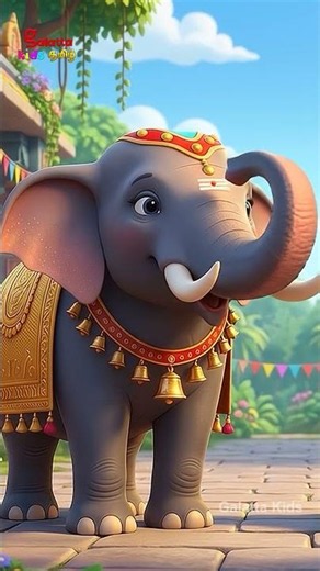 ஆடி ஆடி வரும் யானை | Lion Cartoon Song | Galatta Kids Tamil #Shorts