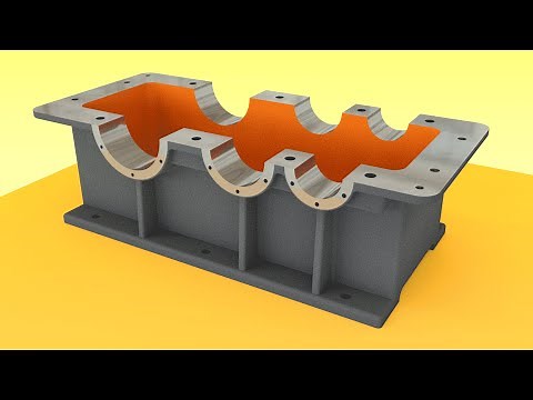 How to Model a Speed Reducer | Lower Casing | Inventor