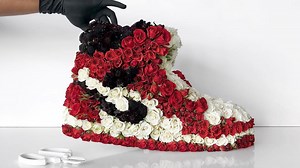 This artist's floral sneaker creations will grow on you