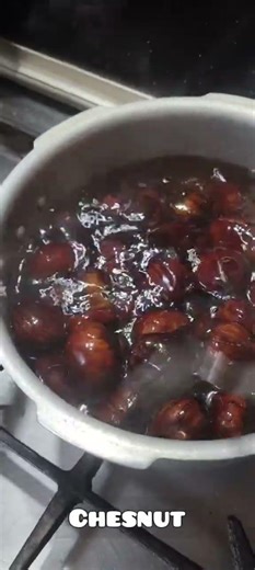 how to boil chestnut | healthy nut | tasty | viral | like and subscribe