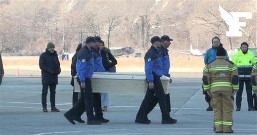 Les images du rapatriement des cinq Italiens décédés dans l'incendie à Crans Montana