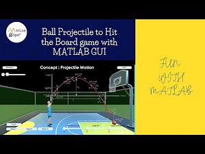 Ball Projectile to Hit the Board game with MATLAB GUI #FunWithMATLAB | @MATLABHelper