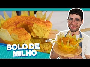 BOLO DE MILHO CREMOSO FEITO NO LIQUIDIFICADOR | FICA SUPER MOLHADINHO