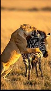 Lion Hunting Zebra in Open Jungle | Predator vs Prey