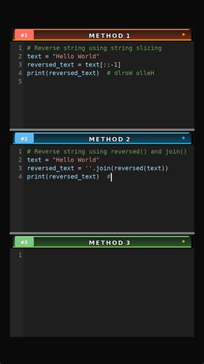Reverse-a-String-via-3-Methods #coding