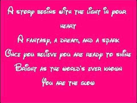 Disney Princess-The Glow Lyrics