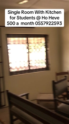 Single Room With Kitchen for Students @ Ho Heve 500 a month 0557922593 #rentals #htu #uhas #ho #horentals