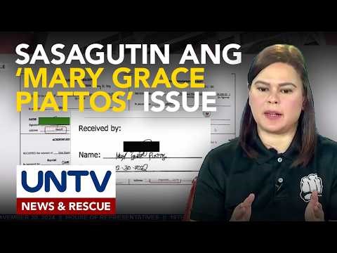 Isyu kay Mary Grace Piattos, masasagot sa impeachment trial ayon kay VP Sara Duterte