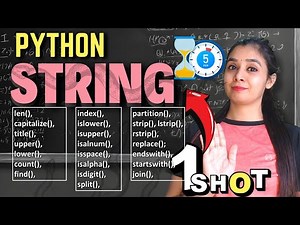 PYTHON - STRING Functions | All Functions in ONE CLASS | Master Class 12 CS in Just 5 Minutes