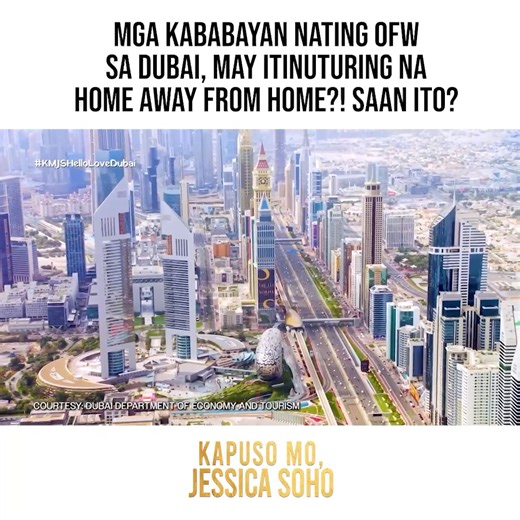 1.7M views · 37K reactions | Mga kababayan nating OFW sa Dubai, may itinuturing na home away from home?! Saan ito? #KMJS | Kapuso Mo, Jessica Soho | Kapuso Mo, Jessica Soho (One at Heart, Jessica Soho) | Facebook