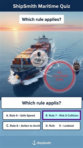 ⚓ COLREGS SAFE SPEED QUIZ: Mastering Rule 6 and Collision Avoidance! ⚓