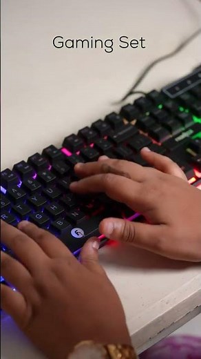 Frontech gaming keyboard Mouse and gaming headphone combo with gaming mouse pad #frontech