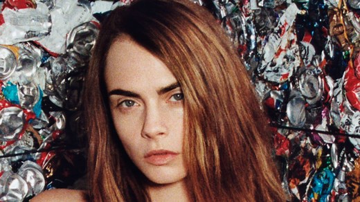 Cara Delevingne strips topless  for sexy sustainable fashion photoshoot