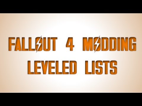 Adding a Weapon to Leveled Lists in Fallout 4 [Walk through] [Feb 4 2016]