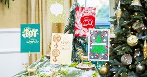 Gilded Deer Card Holders