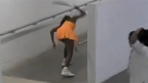 Coco Gauff smashes racquet in meltdown after worst Grand Slam defeat in 7 years