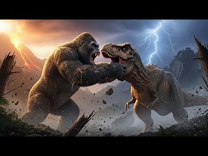 King Kong vs T-Rex: The Final Battle Nobody Survived | Skull Island Monster Fight | Epic Cinematic
