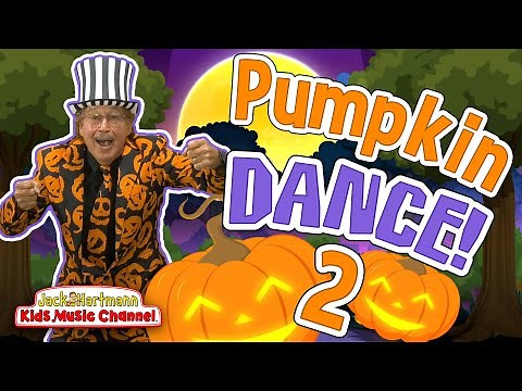 Pumpkin Man DANCE and FREEZE 2! Halloween Song for Kids Jack Hartmann