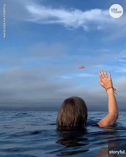 63K views · 13 reactions | Plane crash survivors captured the moment a Coast Guard helicopter came to rescue them. | USA TODAY Video | Facebook