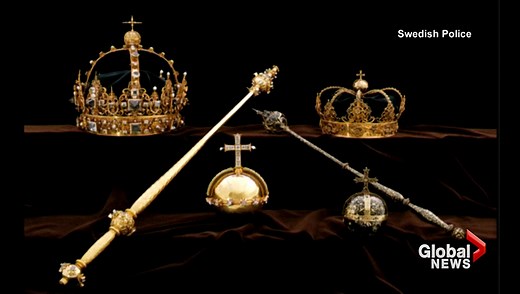 Sweden’s crown jewels stolen from cathedral