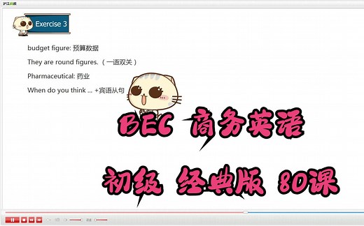 BEC商务英语初级（经典）80课时版