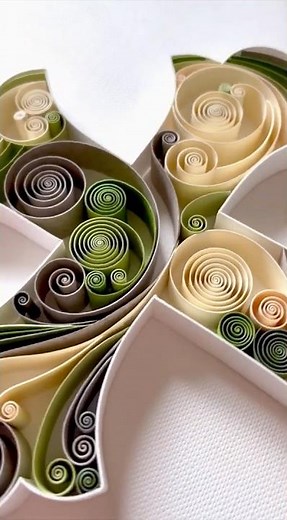 Cross. Quilling paper art. Beautiful swirls. #art #quillingart #handmade #craft #cross #artwork