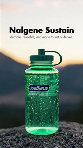 Nalgene Sustain 32oz Water Bottle Review | BPA-Free, Leak-Proof & Eco-Friendly