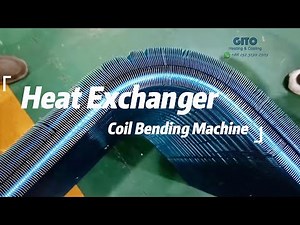Air Conditioner AC Condenser Coil Core Bending Machine