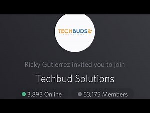 How To Join & Use The Techbud Solutions Discord Chat