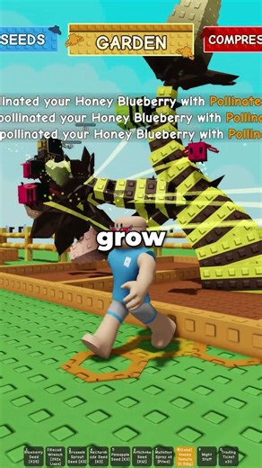 I Tested the New Honey Pollenvine Seed in Grow a Garden...
