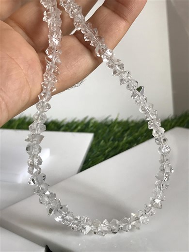 Herkimer Diamond Strand, Natural Herkimer Diamond Crystals for Jewelry Making - Etsy