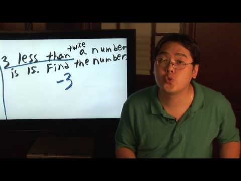 Math Help : Solving Math Word Problems